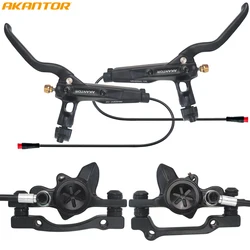 AKANTOR Electric Bike Hydraulic Disc Brake Set Electric Scooter Power off control oil hydraulic disc brake caliper E-bike brakes