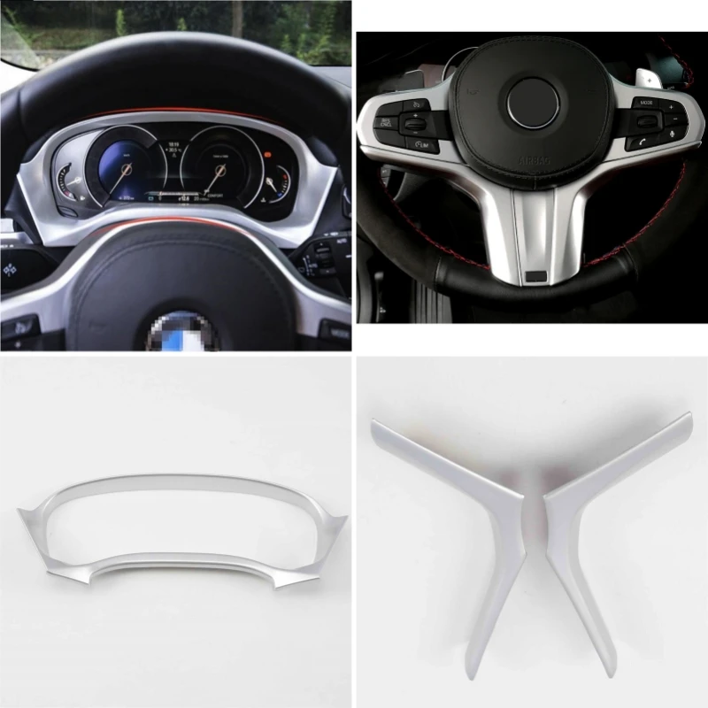 

For BMW X3 G01 2018 - 2023 X4 G02 2019 - 2023 Interior Accessories Car Steering Wheel Trim Dashboard Display Speedometer Gauge