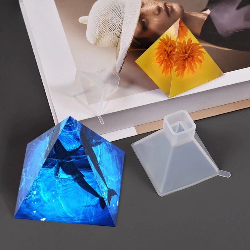 Siliconen Piramide Mallen Voor Hars, Piramide Siliconen Mallen Voor Chakra Orgonite-Orgone Piramide Diy Handwerk-Hars Ornament Mal