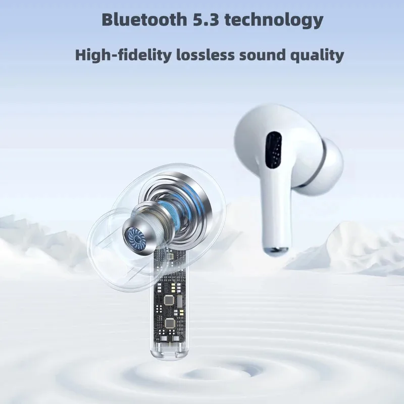 New Wireless Bluetooth Headphones Earphones With Mic Charging Case Clear Sound Long Playtime Compatible With All Smartphone image 5