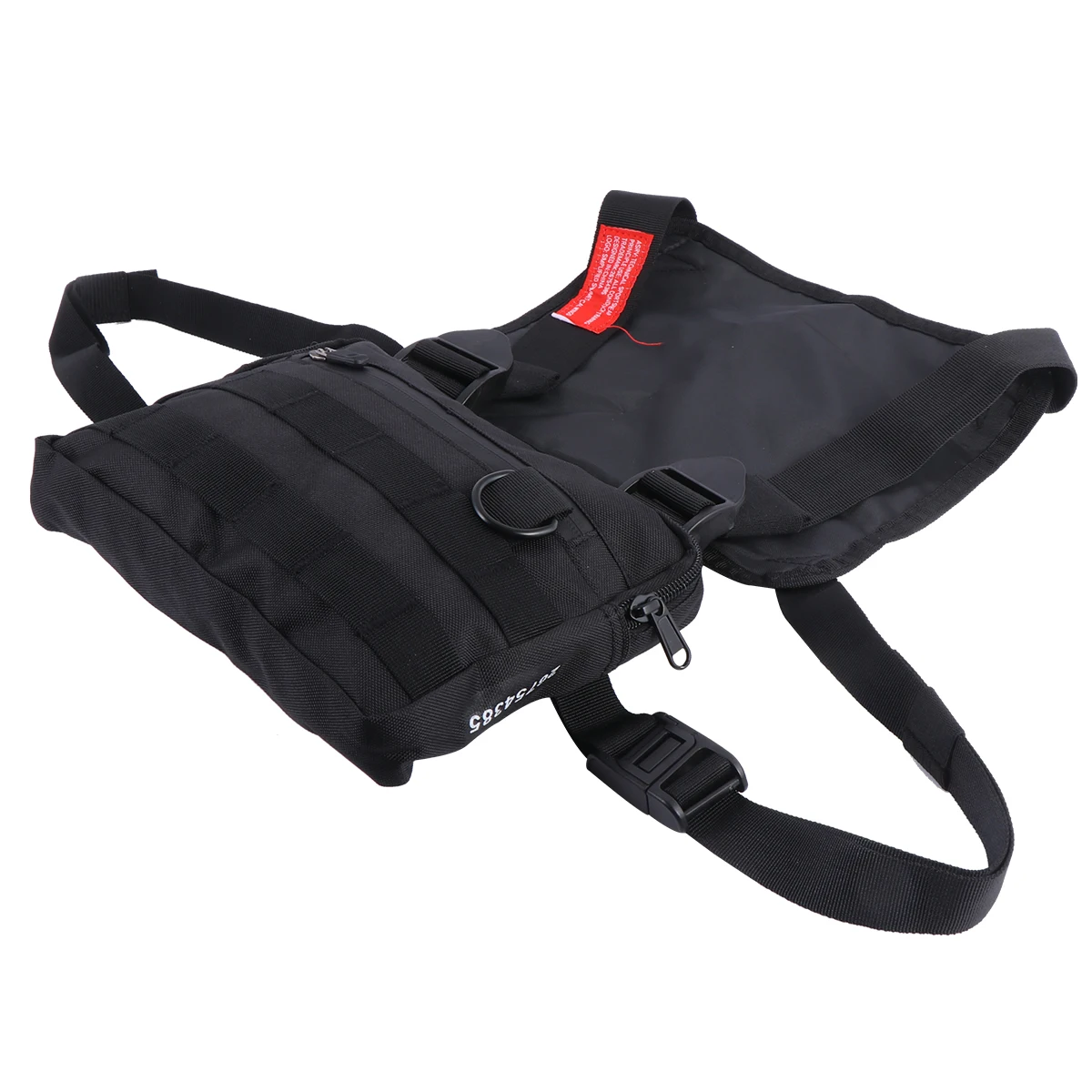 

1pc Waterproof Hiking Backpack Durable Nylon Multiple Pockets Phone Keys Cards Outdoor Running Cycling Walking Mountaineering