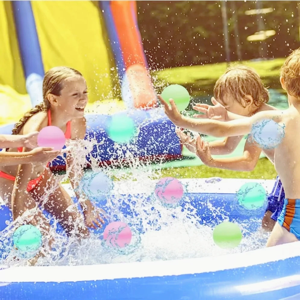 Reusable Water Balloons Toy Quick Fill Sealing Water Bomb for Summer Games Children's Adults Outdoor Activities Toys Gifts