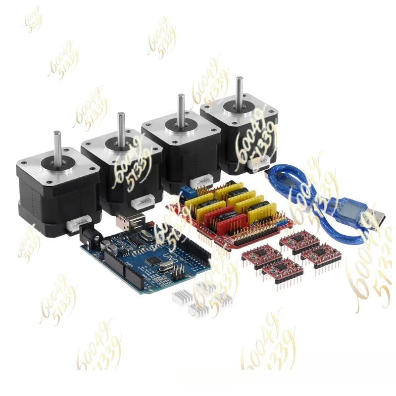 kit-d'imprimante-3d-moteur-pas-a-pas-nema17-cnc-shield-v3-carte-de-commande-a4988-carte-d'extension-arduino-uno-r3
