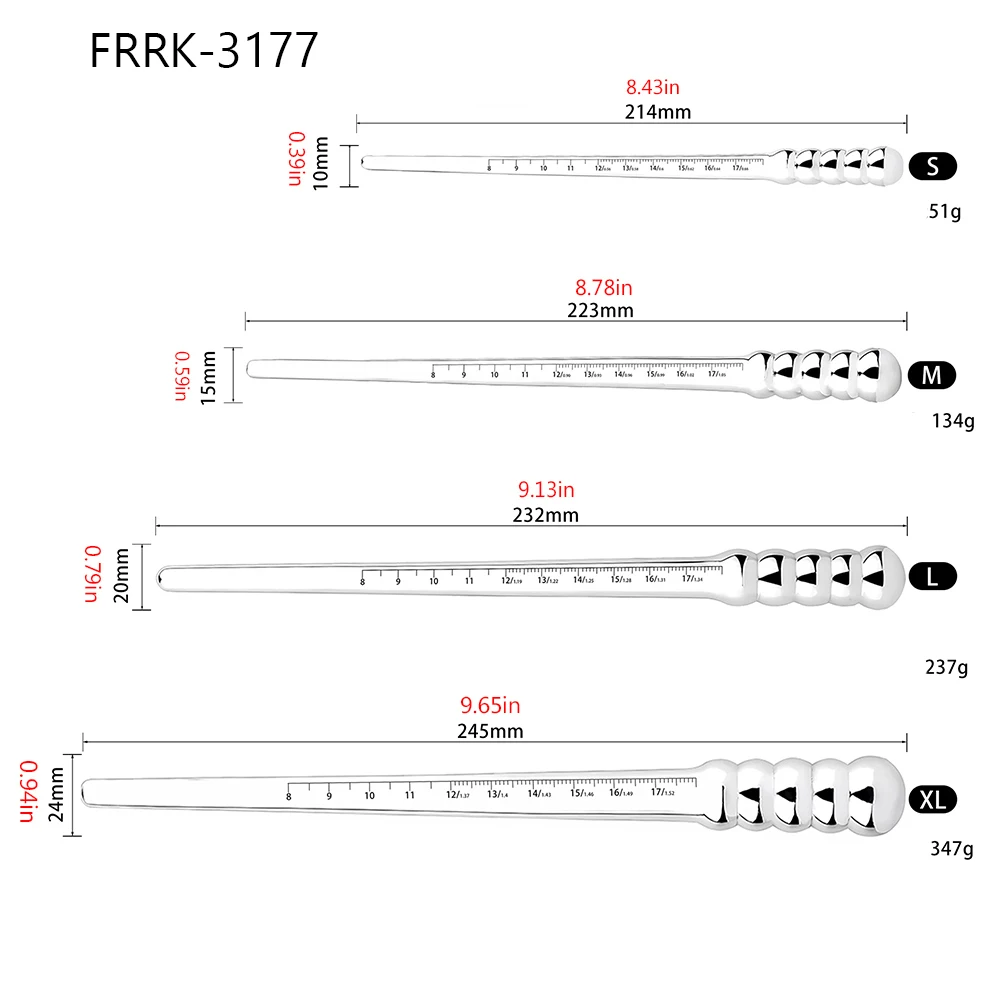 FRKO Protaste Stimulation Urethral Penis Plug Stainless Steel Urethral Dilator Sounding Rod Catheter Masturbation Sex Toys Men view 5