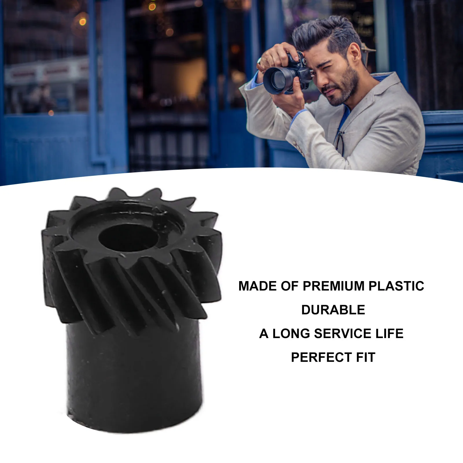 Aperture Motor Gear Replacement Black Camera Aperture Motor Gear Lightweight Perfect Fit Non Toxic  Portable for DSLR