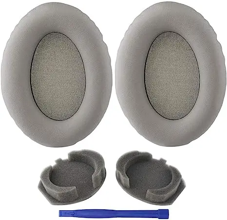 Memória espuma earmuffs, para sony wh-1000xm3, wh1000xm3, wh1000xm3, earmuffs, cor champanhe