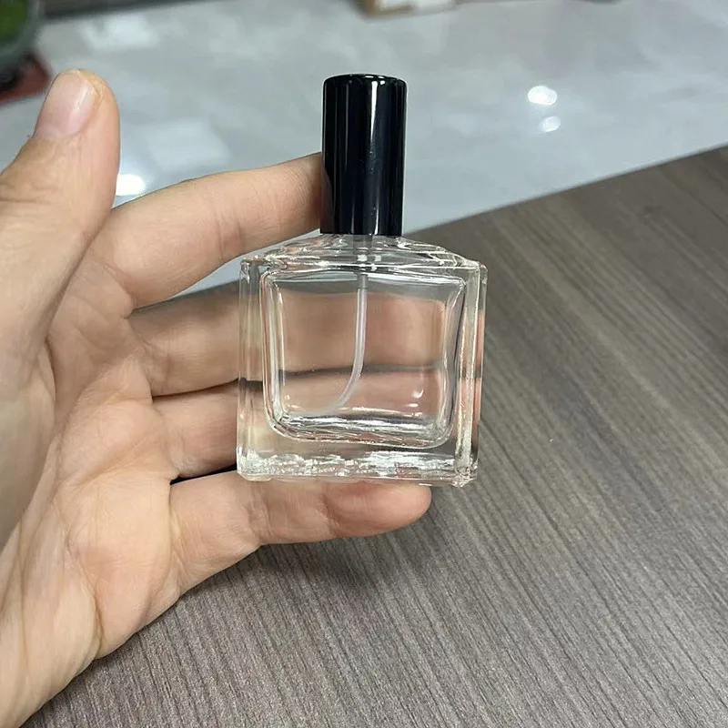 

10 PCS 30ml Glass Perfume Spray Bottle Aluminum Spray Head Perfume Dispenser Bottle Press Travel Empty Bottle Cosmetic Container