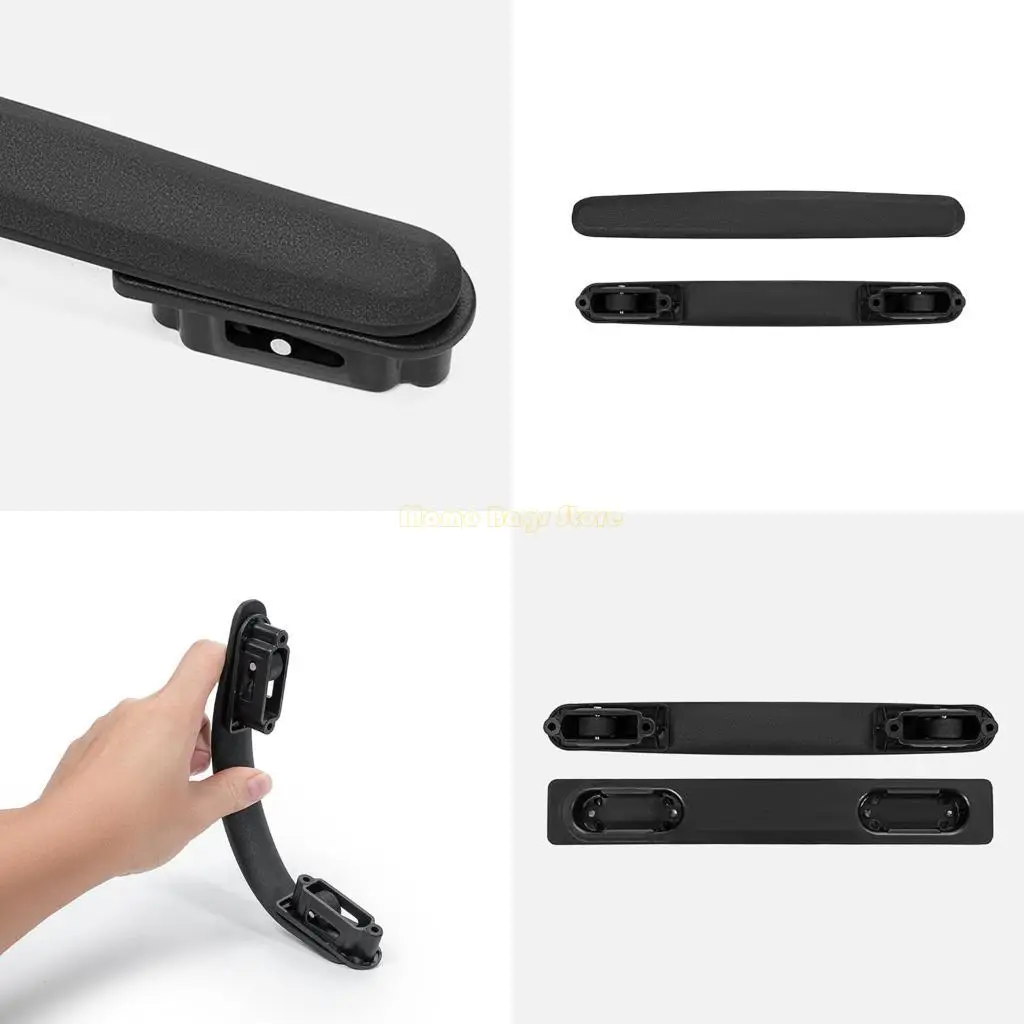 

X90D Black Suitcase Handle Replacement,Luggage Suitcase Handle Carry Strap Plastic Spare Strap Replacement Part Luggage Grip