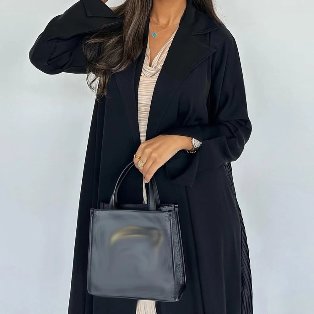 

Eid Open Abayas for Women Dubai Kimono Cardigan Muslim Dress Turkey Kaftan Kebaya Caftan Marocain Femme Robe Islam Jalabiya Gown