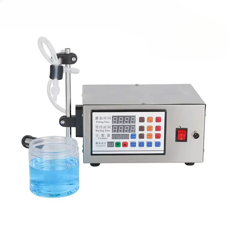 

GFK-280-1/-2 CNC filling machine Semi-automatic 2-nozzle diaphragm bottle edible oil digital liquid filling machine