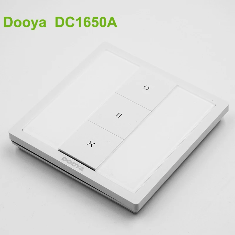 Original Dooya DC1651A Double Channel Emitter Remote Control DC1650A Single Channel Wall Switch Receiver for Tubular Motor