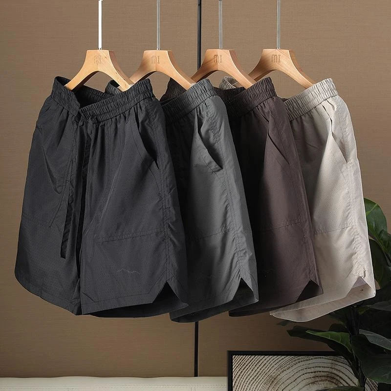 

2026 Summer Men's Shorts Quick Dry Ultra-Light Breathable Mesh Design Casual Sports Pants Elastic Waist Comfortable