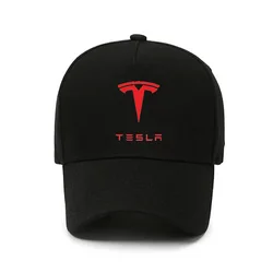 For Tesla Model 3 Model Y S X Car Cotton Casual Baseball Caps Sunscreen Hat