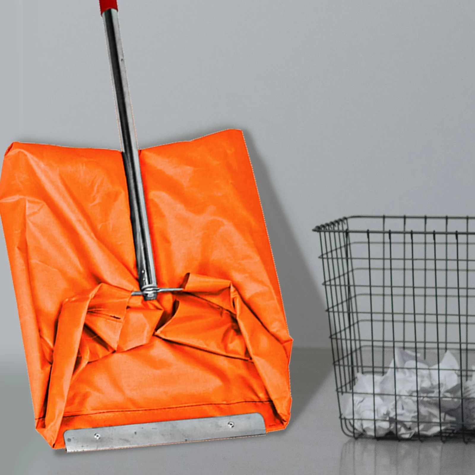 옥스포드 원단으로 만든 창의적인 긴 손잡이 쓰레받기 가방, 정원, 파티오, 쓰레기 청소용, 휴대용 쓰레받기 교체품