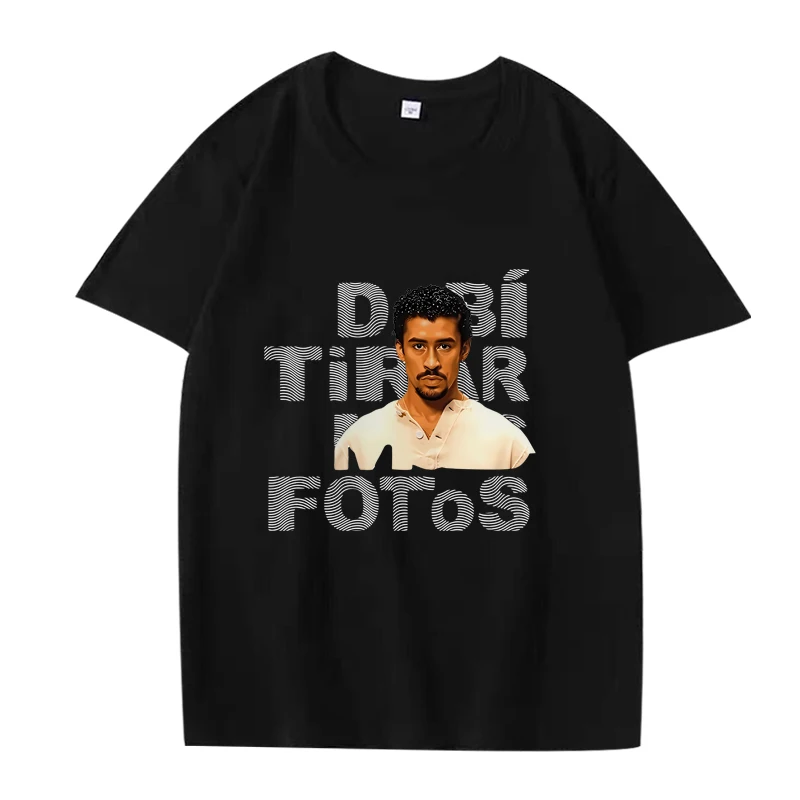 

Bad Bunny Debi Tirar Mas Fotos Photographic T Shirt men women Oversized 100% Cotton fashion short sleeve Summer print Unisex tee