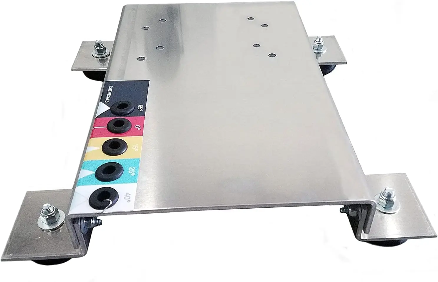Hogedrukreiniger skidplateframe met rubberen voetjes (aluminium)