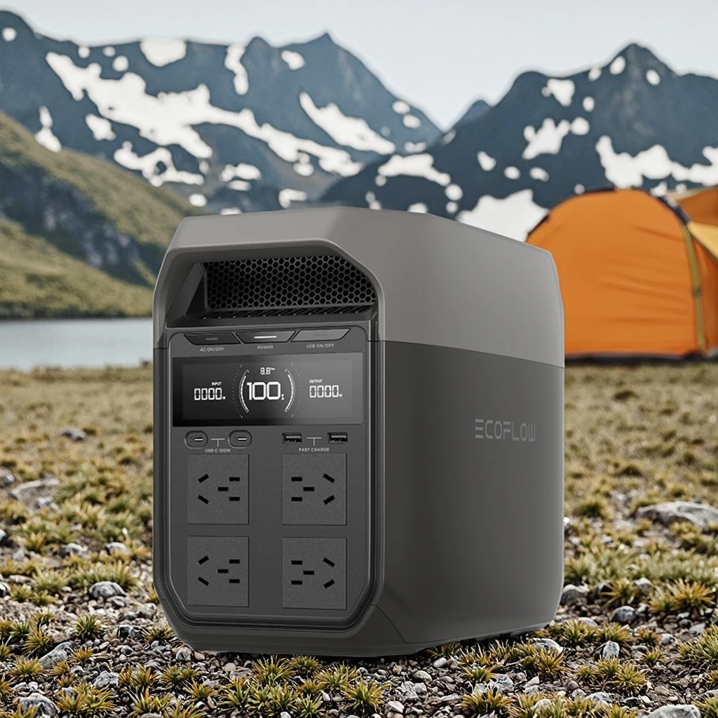 

CN 220V Ecoflow DELTA3 1800W Portable Power Station Solar Generator Charging Station MPPT Controller External Battery Pure Sine