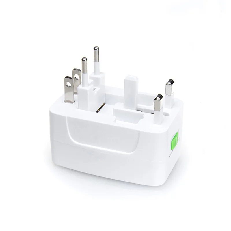 Universal conversion USB plug and socket, suitable for traveling worldwide and featuring multi-functional conversion capability.