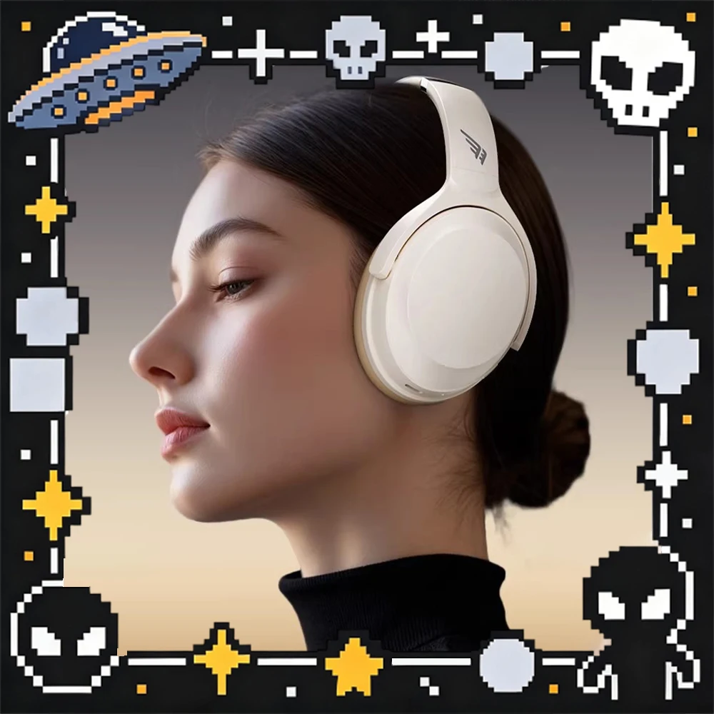 

Siberia DM01 Wireless Headphones 2000mAh Battery Brand New 40MM Titanium Plating Unit Headset Light Weight Pc Accessoriess Gifts