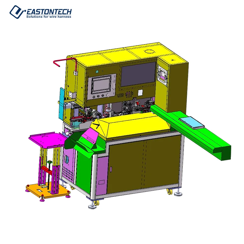 EW-9940 Fully Automatic Single-Head Crimping, Tin-Dipping, And Insertion Machine