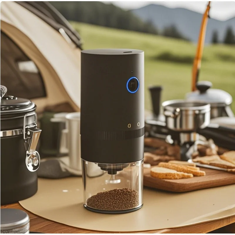 

Electric Grinder Camping Small Manual Coffee Grinder Portable Fully Automatic Grinder Hand Grinder Coffee Machine