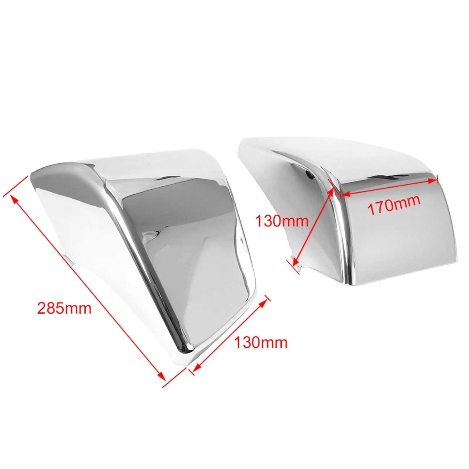 1 Pair Motorcycle Battery Fairing Covers High Performance Maintenance Direct Replaces Dustproof Cover Waterproof Side Panel