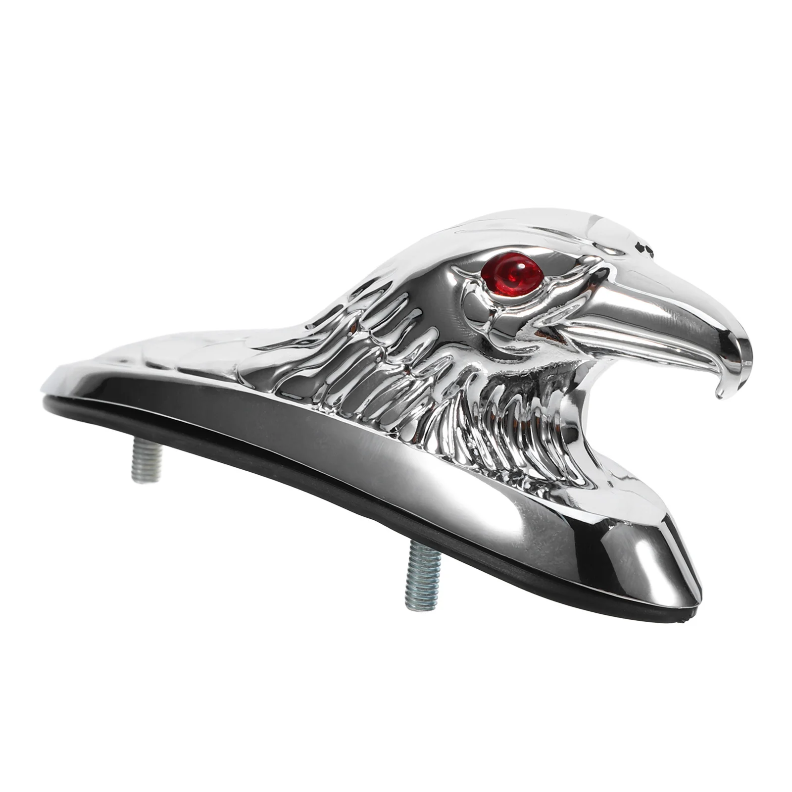 

Motorcycle Front Mudguard Eagle Head Ornament Metal Decorative Cover Tough Scratch Resistant Modern Look Riding Gear