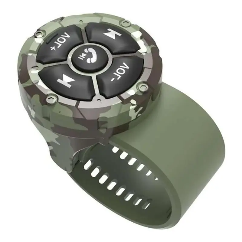 Bluetooth Media Button Remote,5 Keys Wireless Music Controller For Car Motorcycle Steering Wheel Media Controller-ABQF
