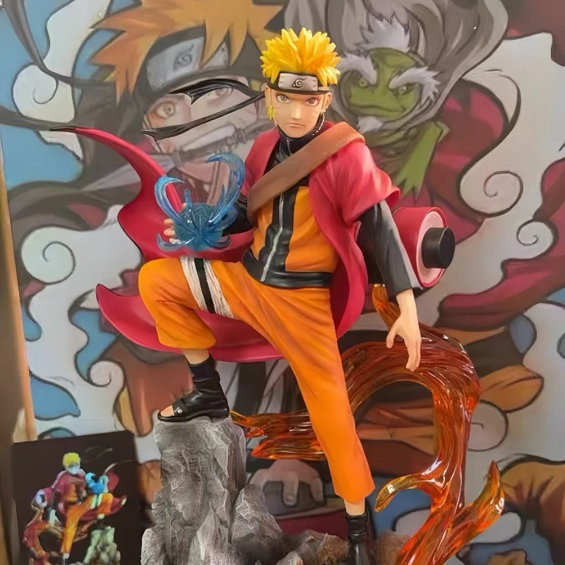 Nouvelle Figurine de dessin animé Naruto 27cm, Uzumaki Uchiha Sasuke, modèle d'action, Statue en Pvc, décoration de Table, jouet de collection, cadeau d'anniversaire