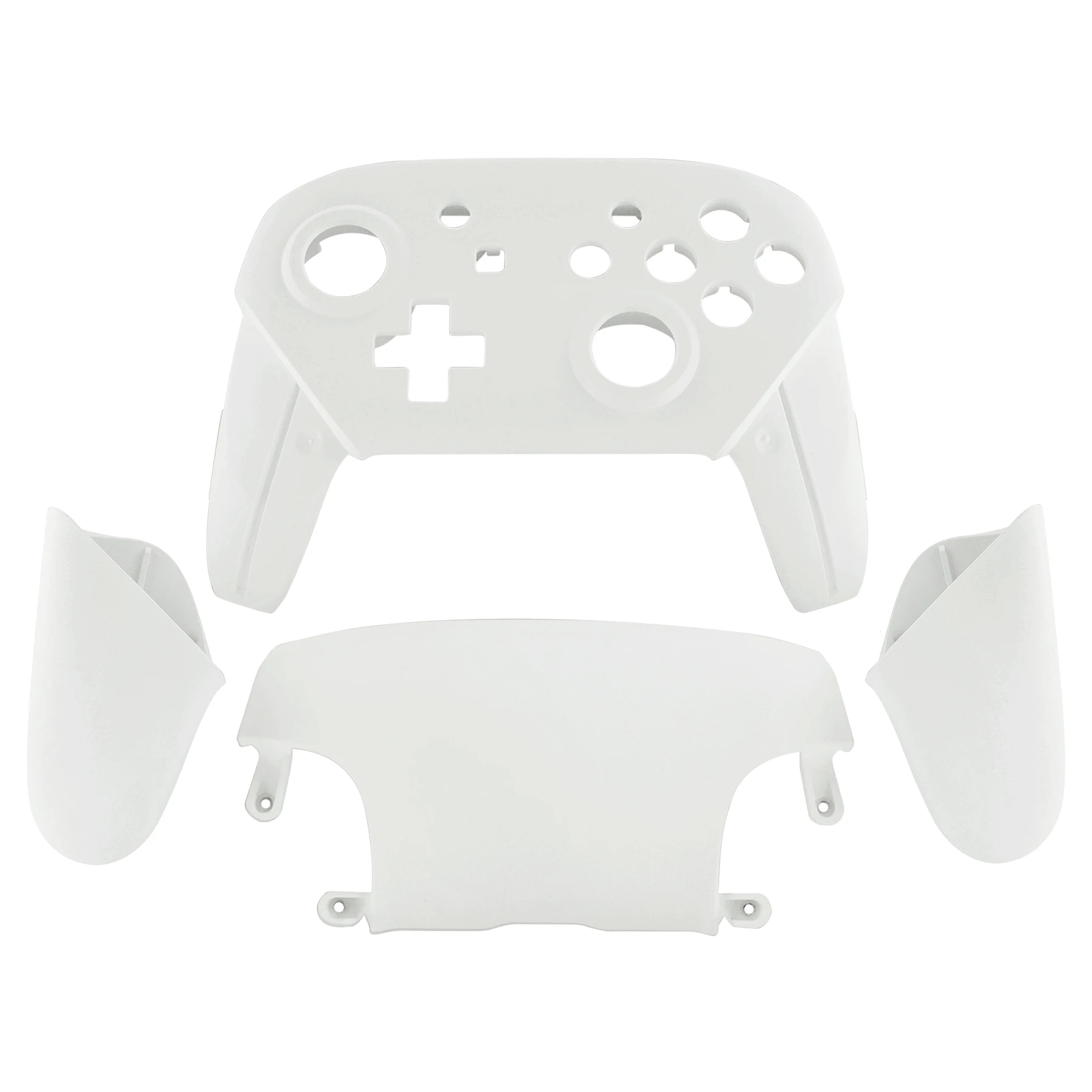 eXtremeRate Faceplate Backplate Housing Shell Cover with Handles Replacement for Nintendo Switch Pro Controller