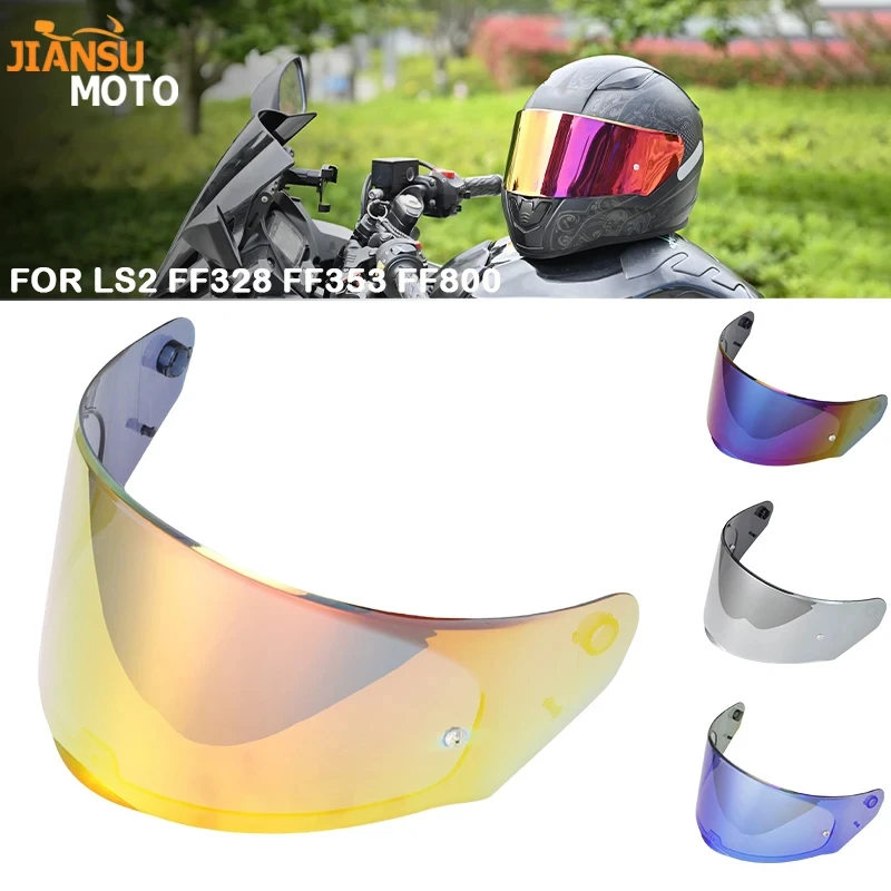 

LS2 Visors for FF320 Stream FF353 Rapid FF328 FF800 Motorcycle Helmet Original Replace Extra Lens Black Iridium Silver