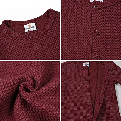 AA AW26 Maison Cherry Collection Kinderbekleidungsset - Jungen-Oberteil, Mädchenkleid, Strickjacke, Baby-Leggings aus Tencel und geripptem Stoff – Detail 25