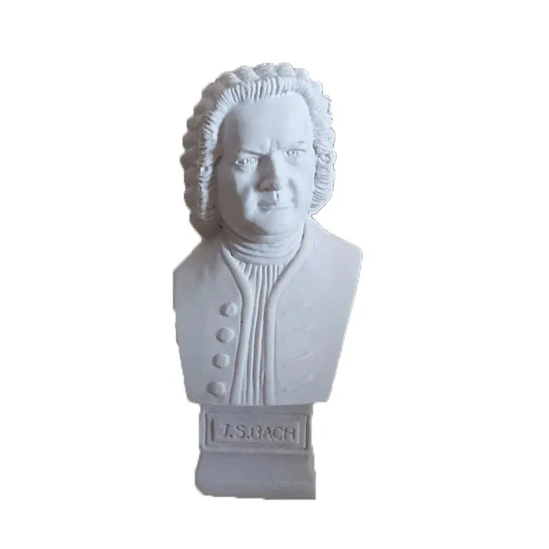 

7Cm Musician Bach Bust Mini Small Avatar Figure Supplies Resin Figure Statue
