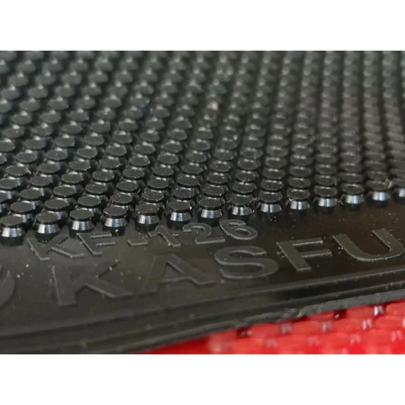 KASFU KF-126 Table Tennis Rubber Sheet Pips - Out & Short Pips with Cake Energy Sponge Ping-pong Rubber for Offensive Anti-spin
