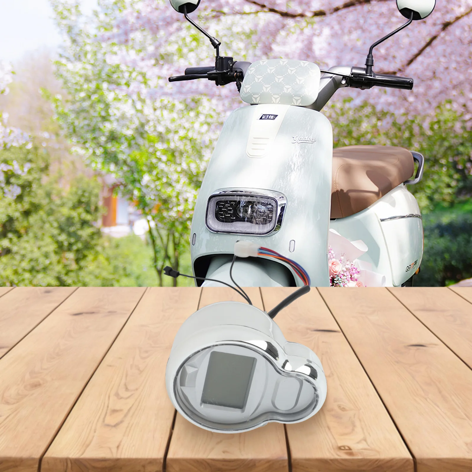Neues Praktisches E-Bike LCD-Display Motor Elektrofahrrad Roller 48-72V E-Bike Display Hochwertiger Tachometer-Bildschirm