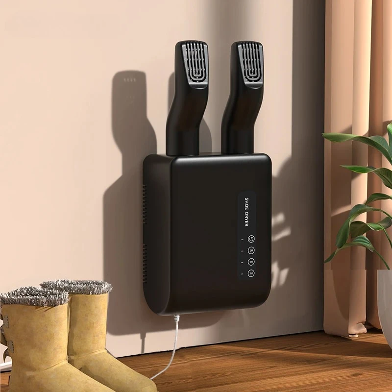 Secador de zapatos de botas eléctrico, desodorante con dispositivo deshumidificador de calor, calentador de pies para el hogar, secador de zapatos portátil ajustable