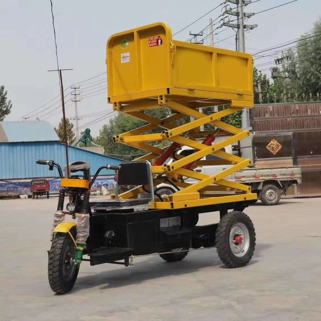 Electric Three-wheeled Self-propelled Elevating Vehicle, Hand-push Type, Customizable, Aliexpress Best Seller