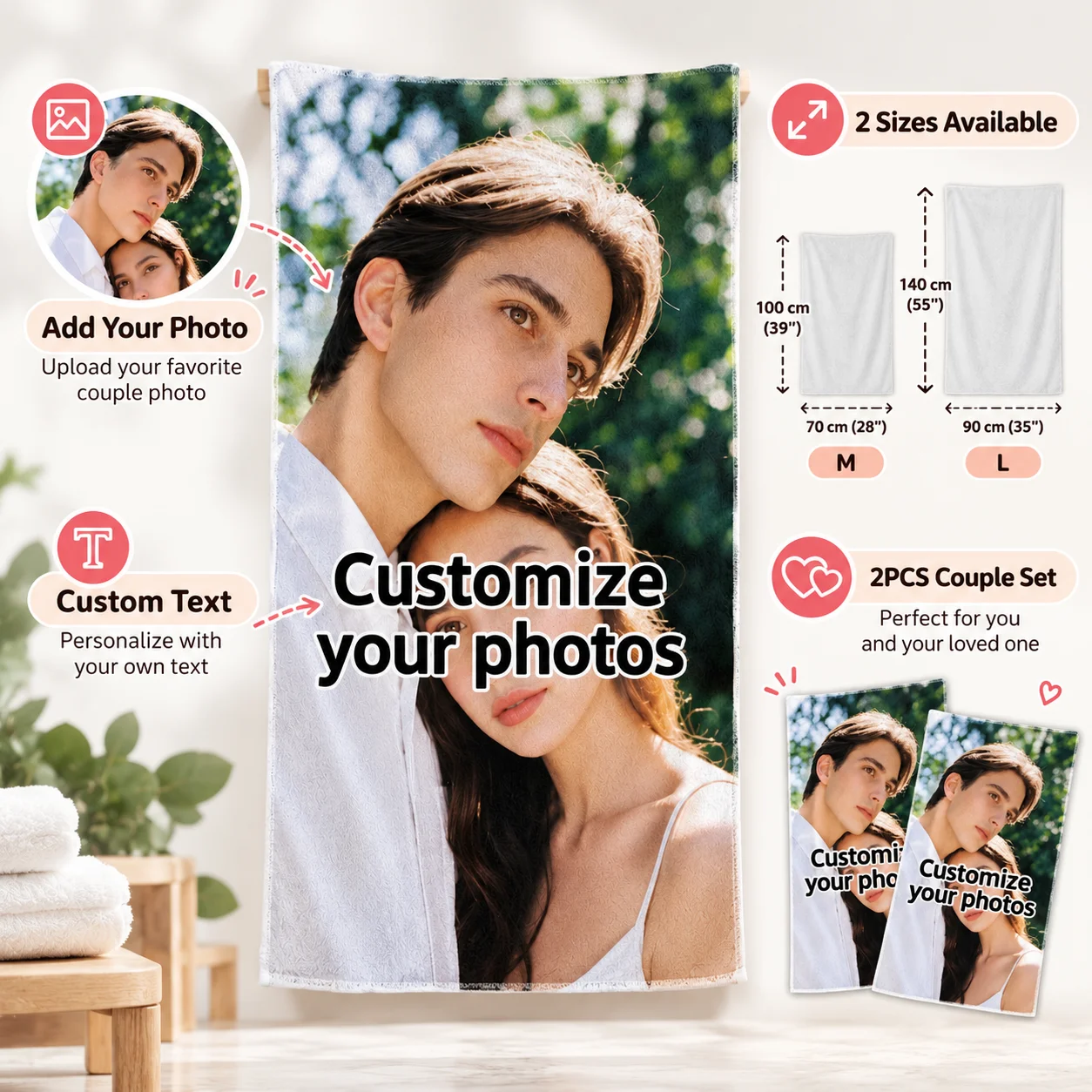 2 sztuki personalizowanych ręc – Spa Towel recenzja i cena