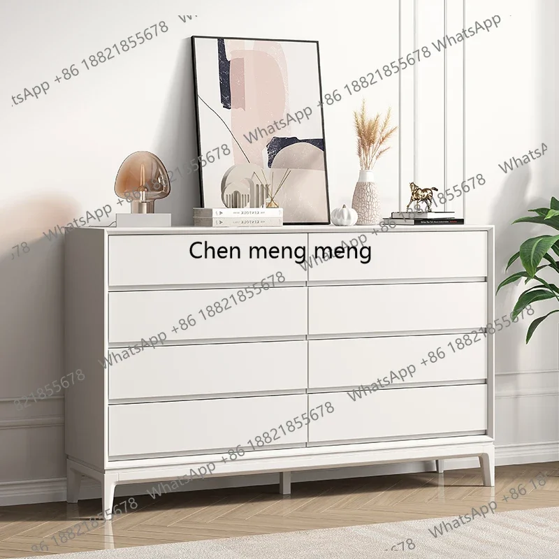 

Тумба Z136 в итальянском минималистичном стиле из массива дерева, восьмиярусная, современная, простая, для гостиной, спальни, приставная, для хранения