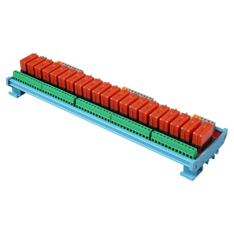 20 Channels 1NO 1NC Relay Module  12A 24V DC Electromagnetic Relays Anti interference Protective Circuit for PLC