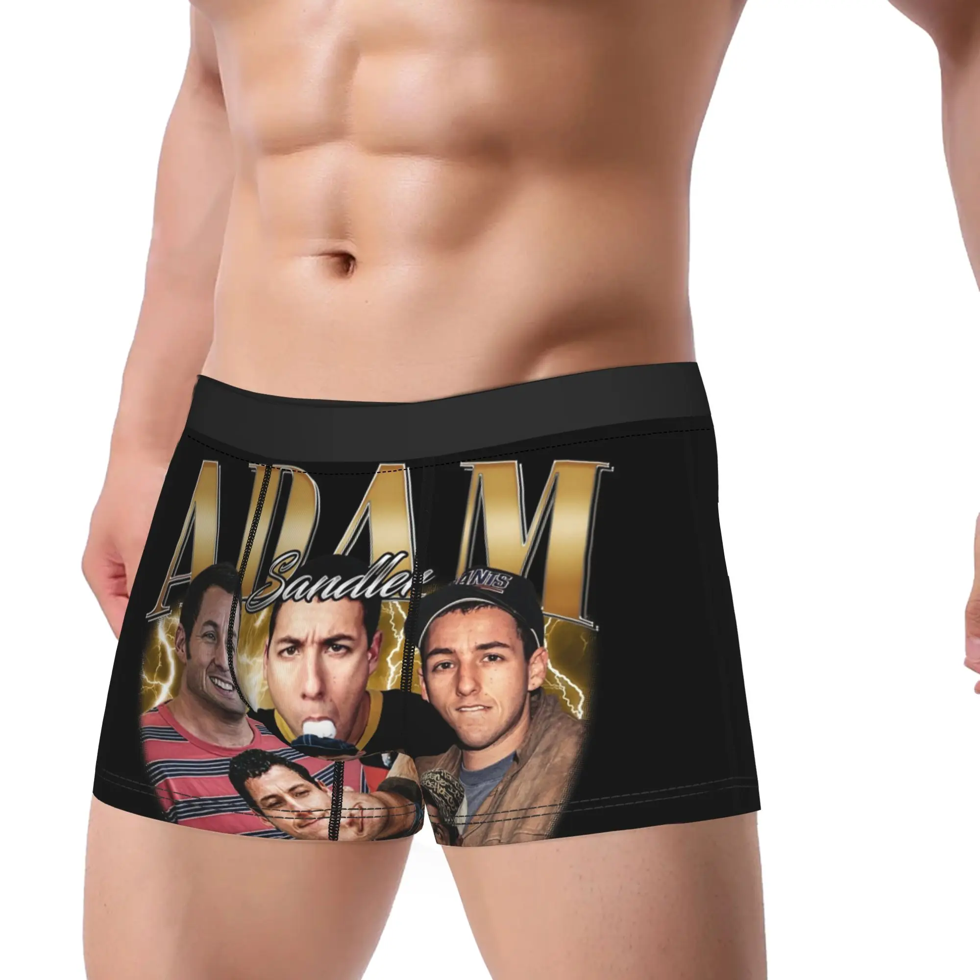 Happy Gilmore Movie Boxer ملابس داخلية قصيرة عالية الجودة رجل مثير لينة Boxershorts نمط سراويل داخلية كبيرة الحجم