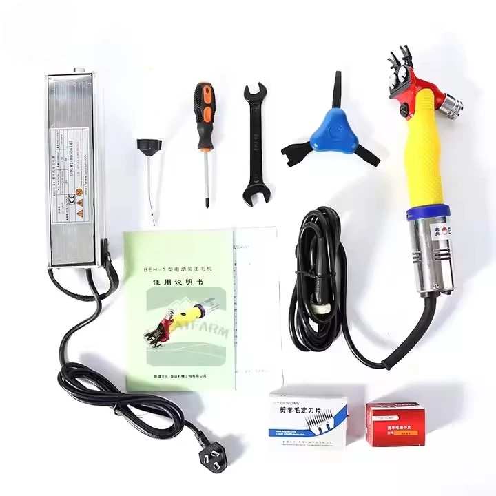

Hot Sale Electric Handheld Sheep Shearing Machine Efficient Sheep Clipper for Farming Animal Husbandry Equipment