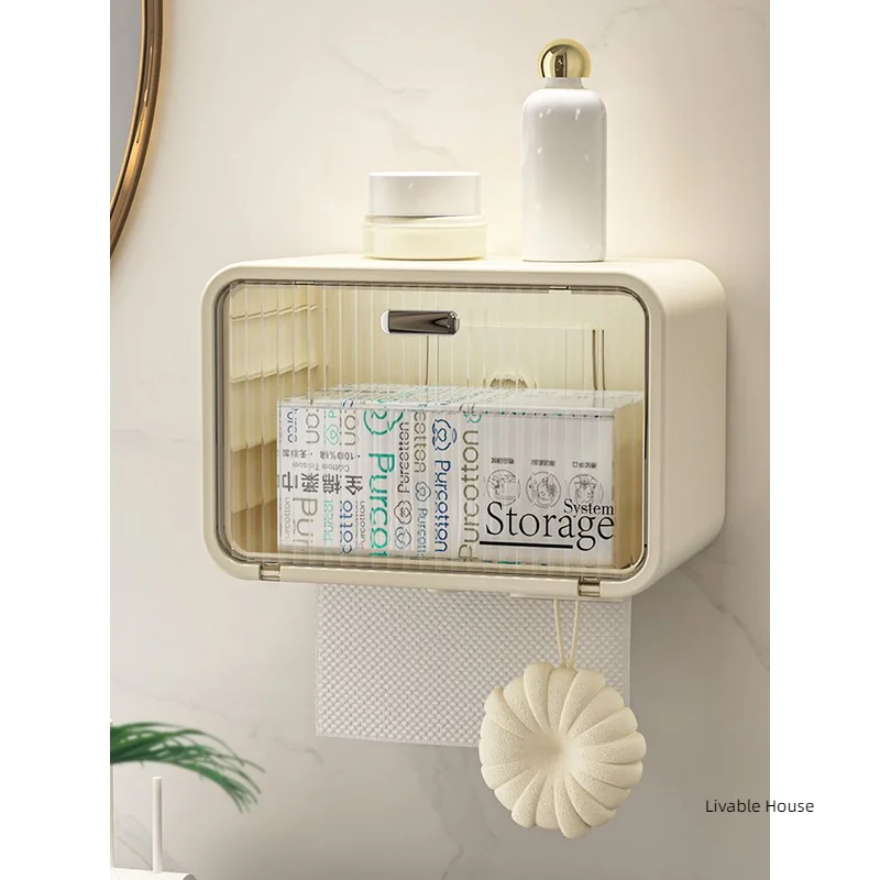 

Ящик для хранения, настенный пластиковый ящик для хранения косметики с крышкой