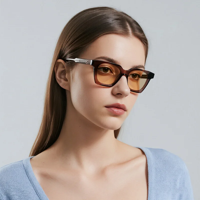 FocusAid квадратные женские солнцезащитные очки в стиле ретро, мужские роскошные солнцезащитные очки с заклепками для вождения, ацетатная оправа UV400 Gafas De Sol Mujer