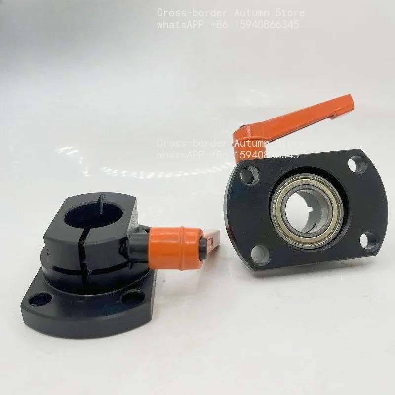 Two-sided cutting flange bearing 30 degree trapezoidal anti-rotation screw MTQDB fixed support seat locking LKP51