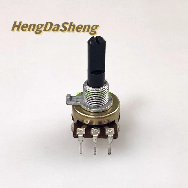 

5Pcs 161 B10K Amplifier Volume Potentiometer Vertical 3-pin Computer Speaker Receiver Mobile Speaker 25mm Shaft