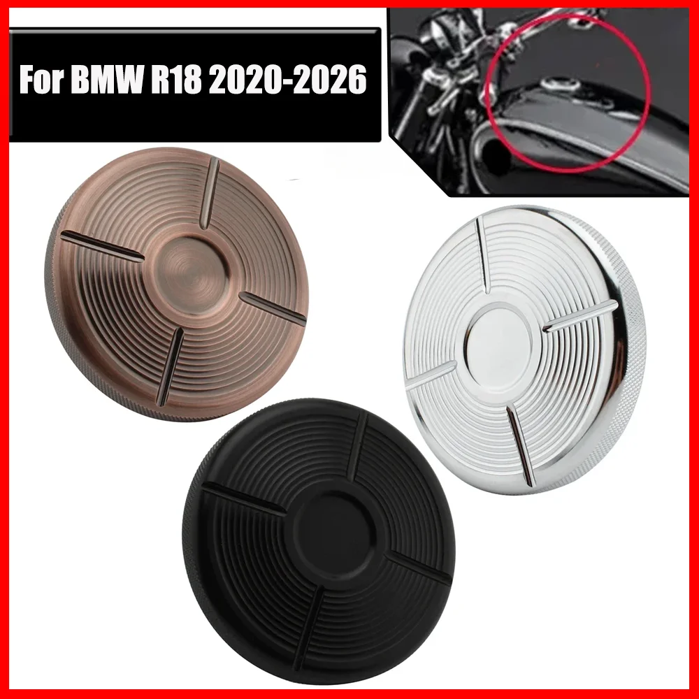 

Motorcycle Gas Cap Vented Oil Fuel Tank Cover For BMW R18 100 Classic R18B Transcontinental 2020 2021 2022 2023 2024 2025 2026