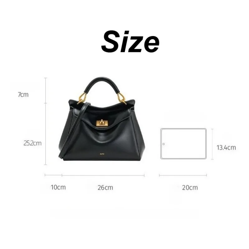 2026 Spring&Autumn Women's Lucia Large Capacity Crossbody Bag Fashionable High-End Versatile Shoulder Handbag with Buckle