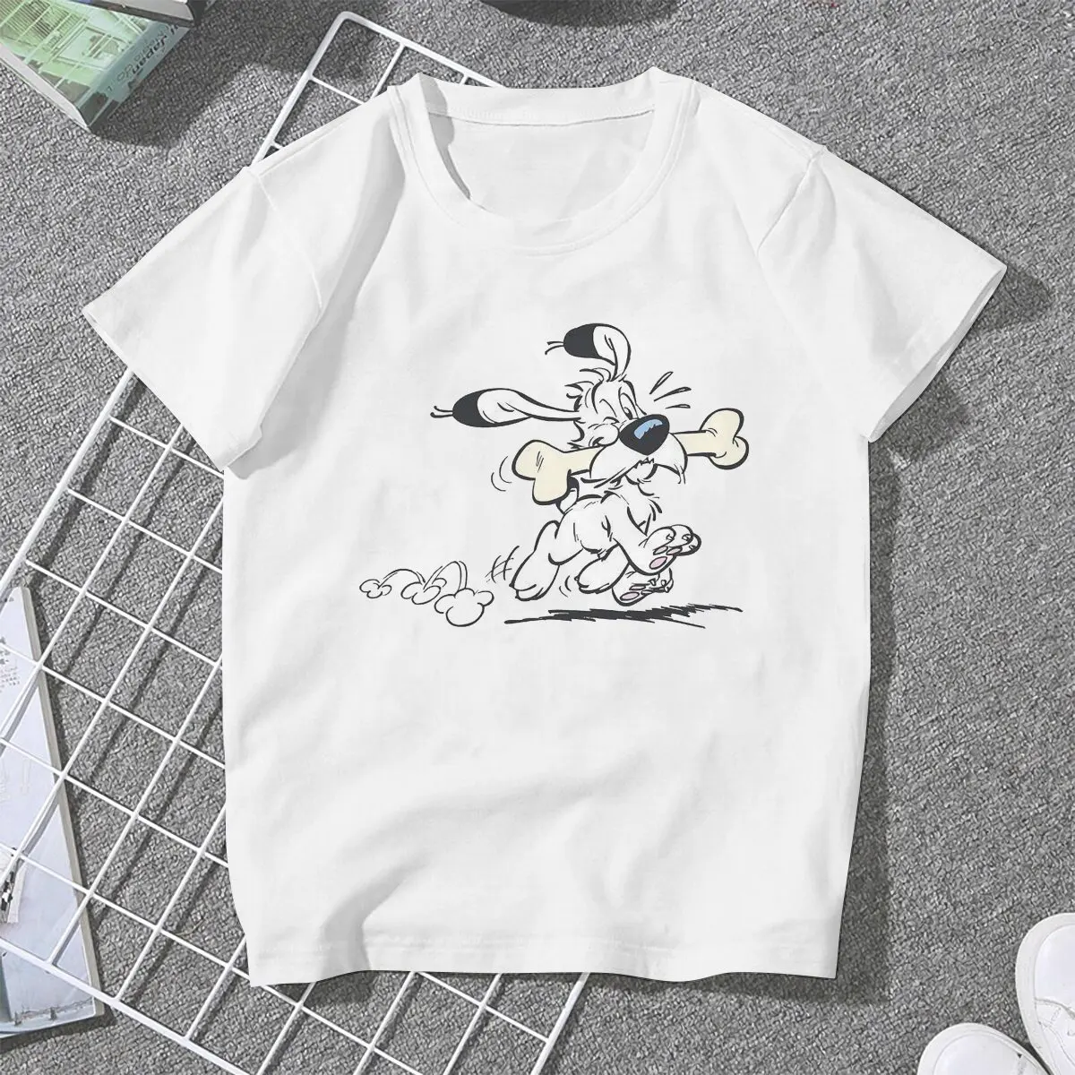 Asterix-le Gaulois Pets Tshirt Girl Tops Punk Summer Streetwear Femmes Harajuku T Shirt