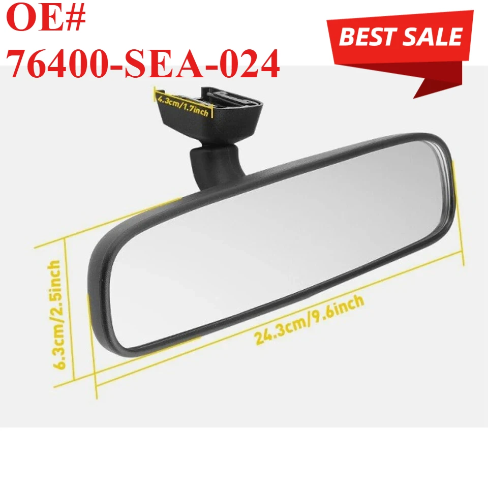 

Interior Rear View Mirror For 05-17 Honda Accord Civic CR-V Odyssey 76400-SEA-024 Car Interior Accessories